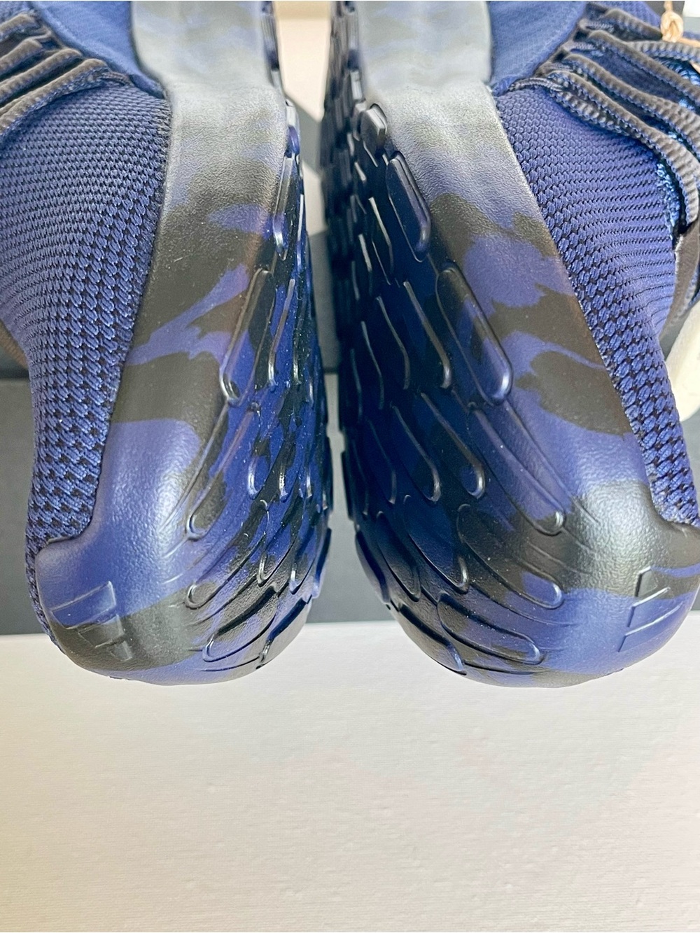 NIB ADIDAS MENS LITE RACER ADAPT 7.0 SERIES BLUE & BLACK SIZE 11 SLIP ON SNEAKER - Picture 8 of 10